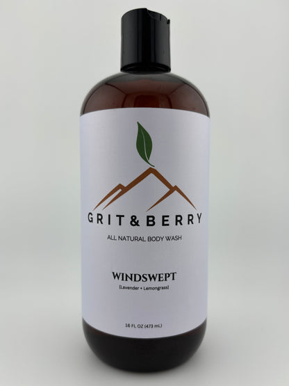 WINDSWEPT - 16oz | Lavender + Lemongrass Body Wash